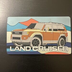 Toyota Land Cruiser PVC Loop And hook Sew On Patch 5"x3"